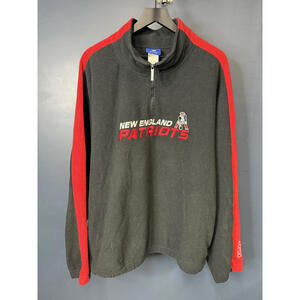 New England Patriots Mens XL Sweatshirt 1/4 Zip Reebok